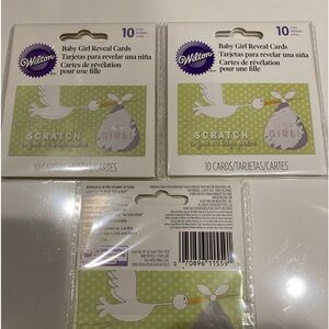 Baby Scratch and Reveal cards. It’s A Girl